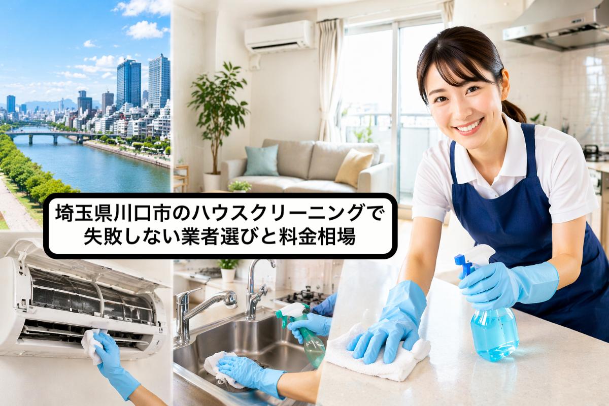 埼玉県川口市のハウスクリーニングで失敗しない業者選びと料金相場