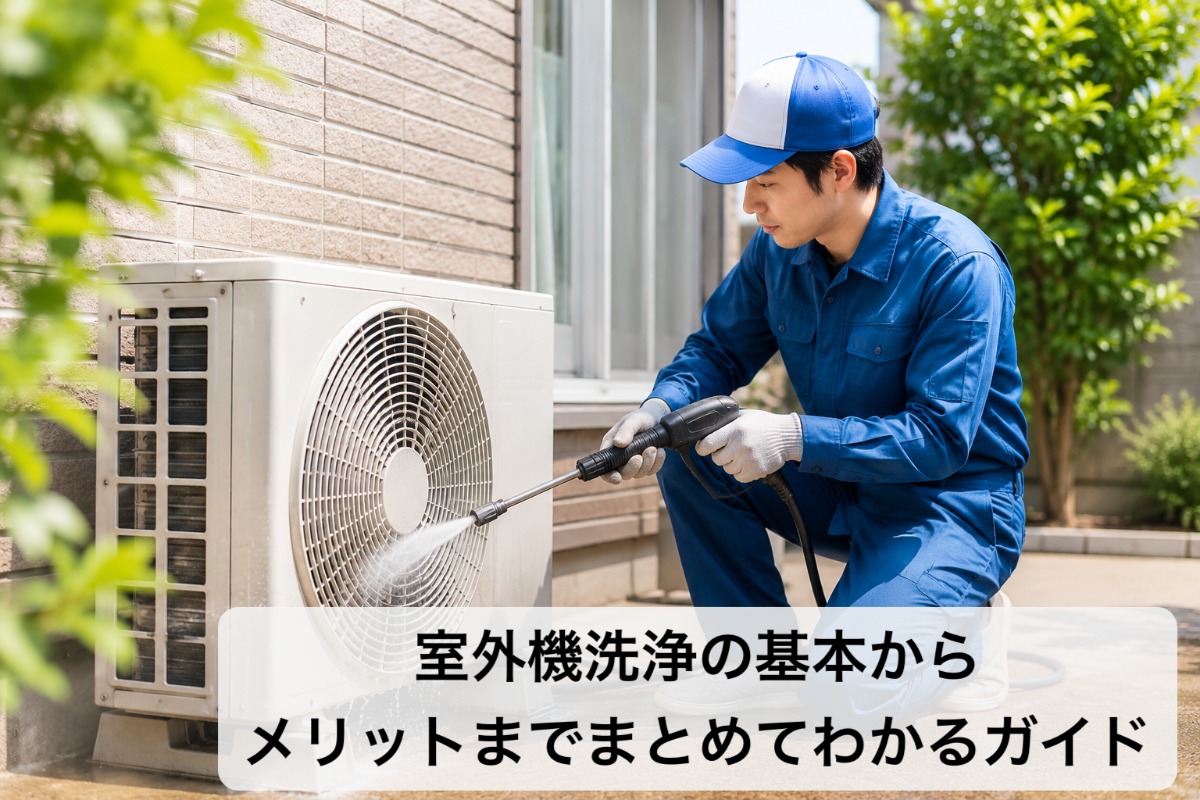 室外機洗浄の基本からメリットまでまとめてわかるガイド