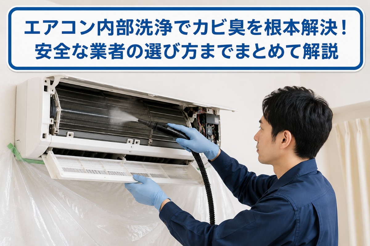 エアコン内部洗浄でカビ臭を根本解決！安全な業者の選び方までまとめて解説